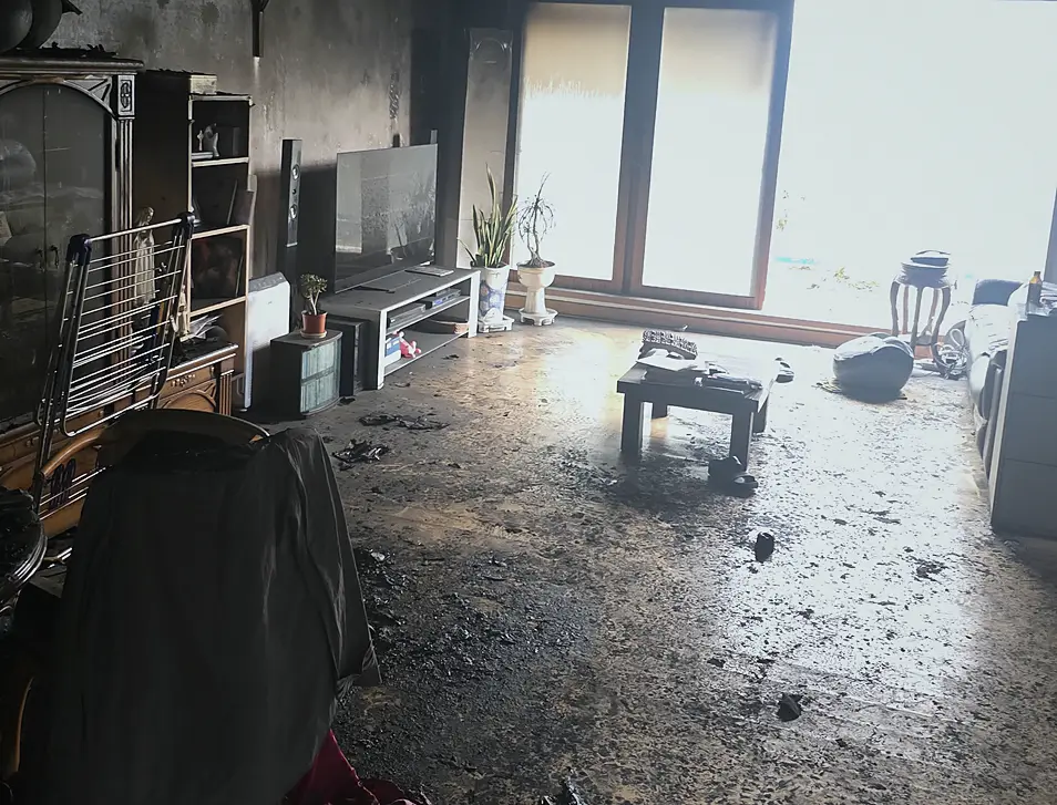 수원 팔달구 식당 그을음 제거 업체 진행 모습 4